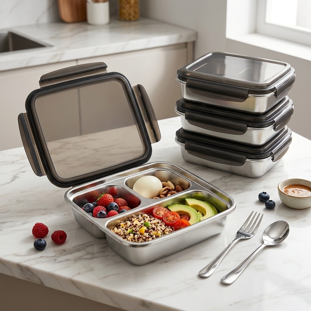 Meal Prep Bowl - Large Capacity Lunch Container With Lid