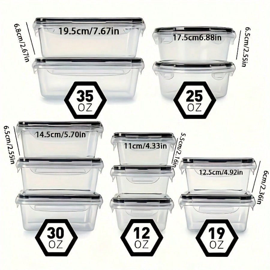 24 Pack Food Storage Container - огляд і ціна Meal Prep Kitchen
