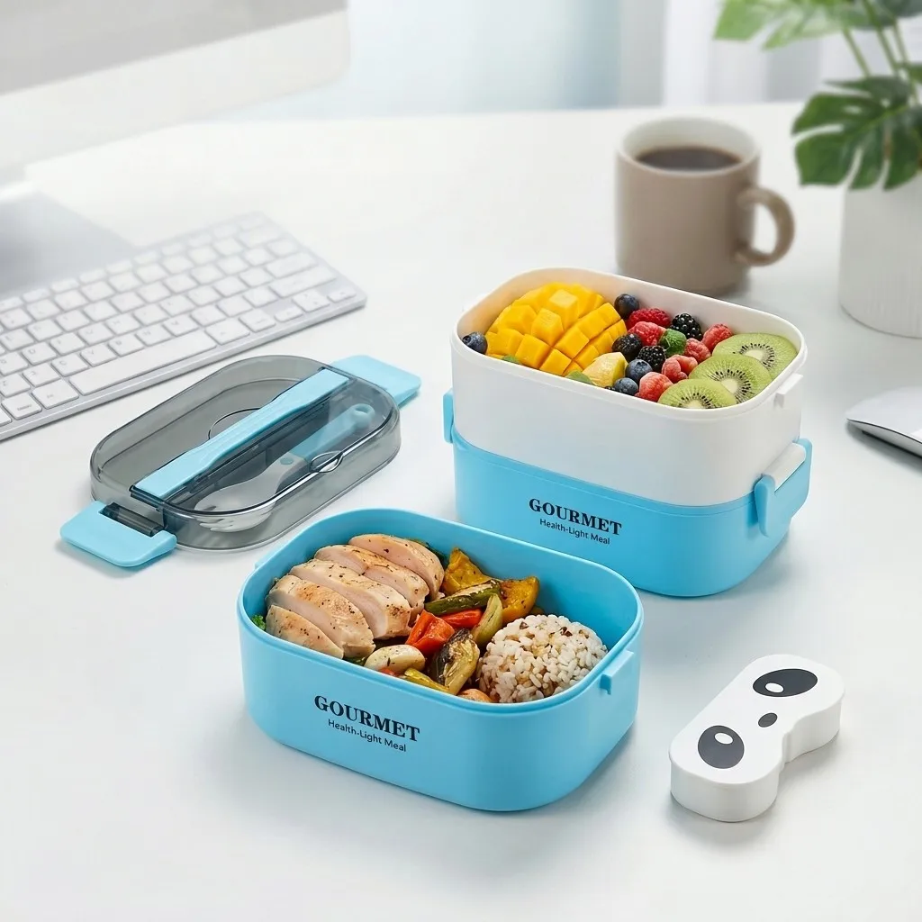 Microwavable Plastic Bento Box - огляд і ціна Meal Prep Or Prep Meal