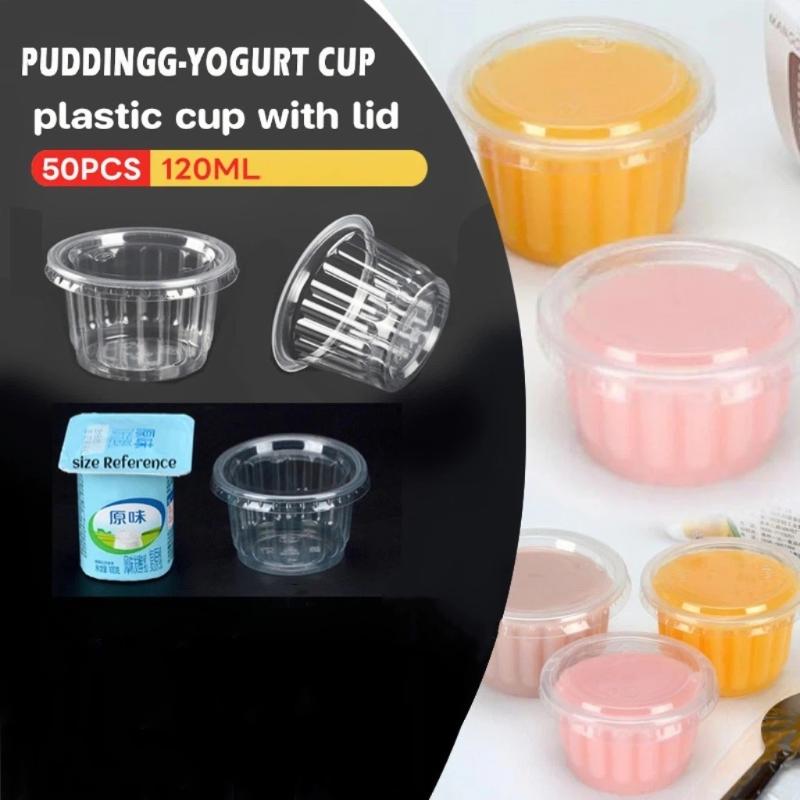 50Pcs Disposable Yogurt Cup Wi - огляд і ціна Sauce Dipping Cup