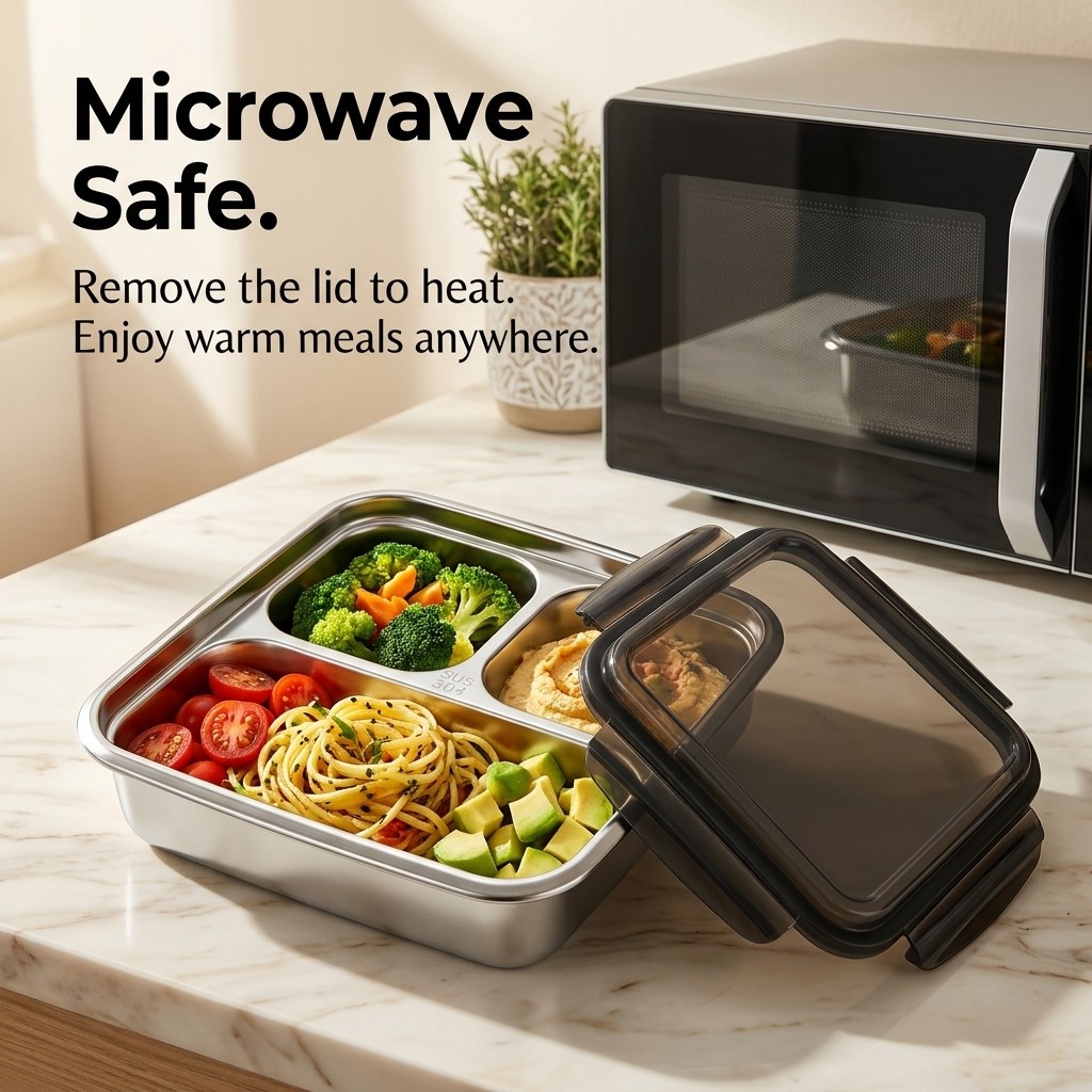 Large Capacity Lunch Container - огляд і ціна Meal Prep Bowl
