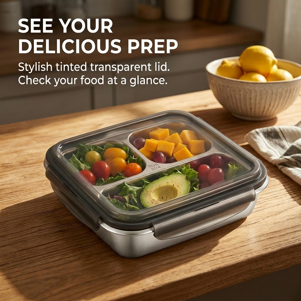 Large Capacity Lunch Container - огляд і ціна Meal Prep Bowl