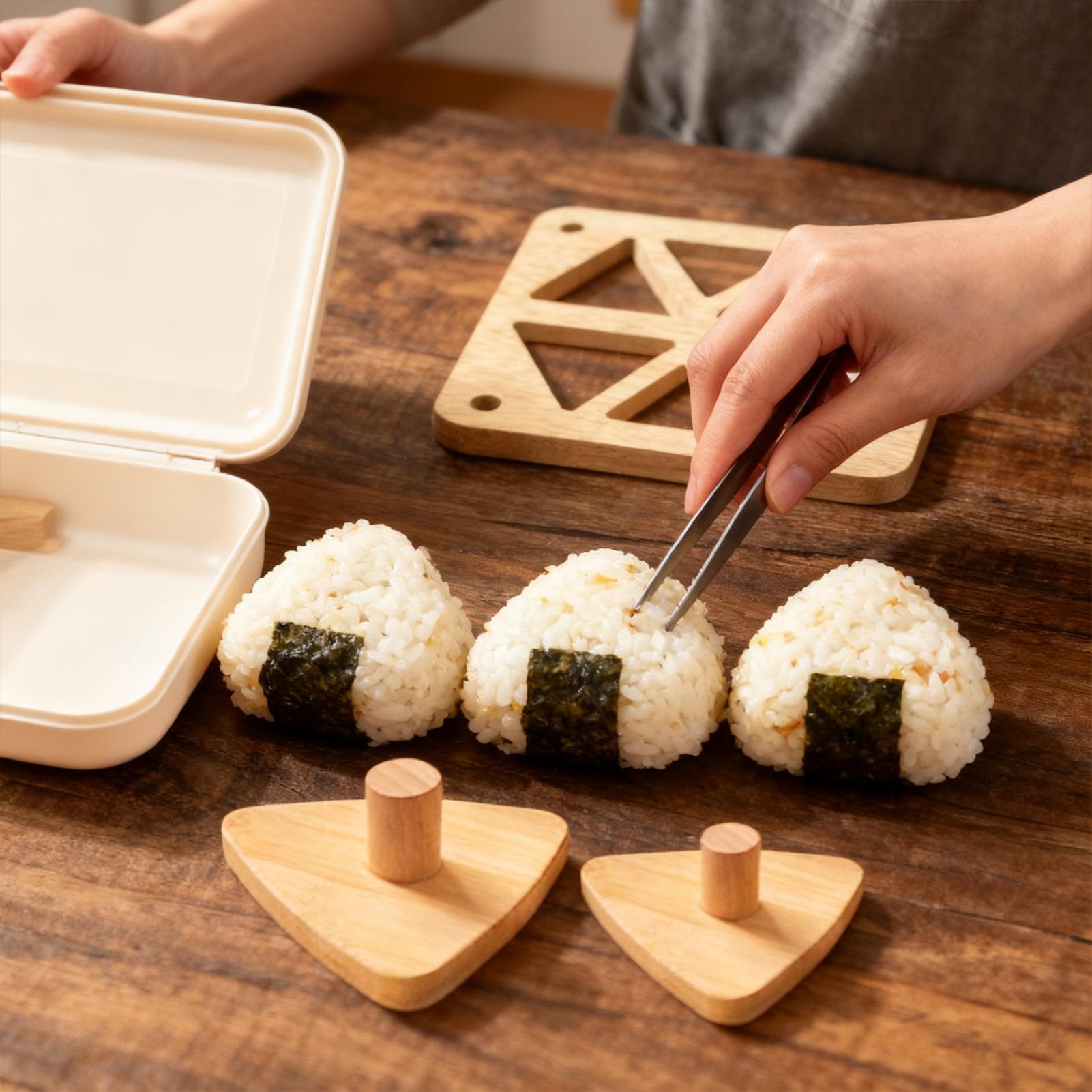Riceball Mold Classic Wooden N - огляд і ціна Meal Prep With Rice