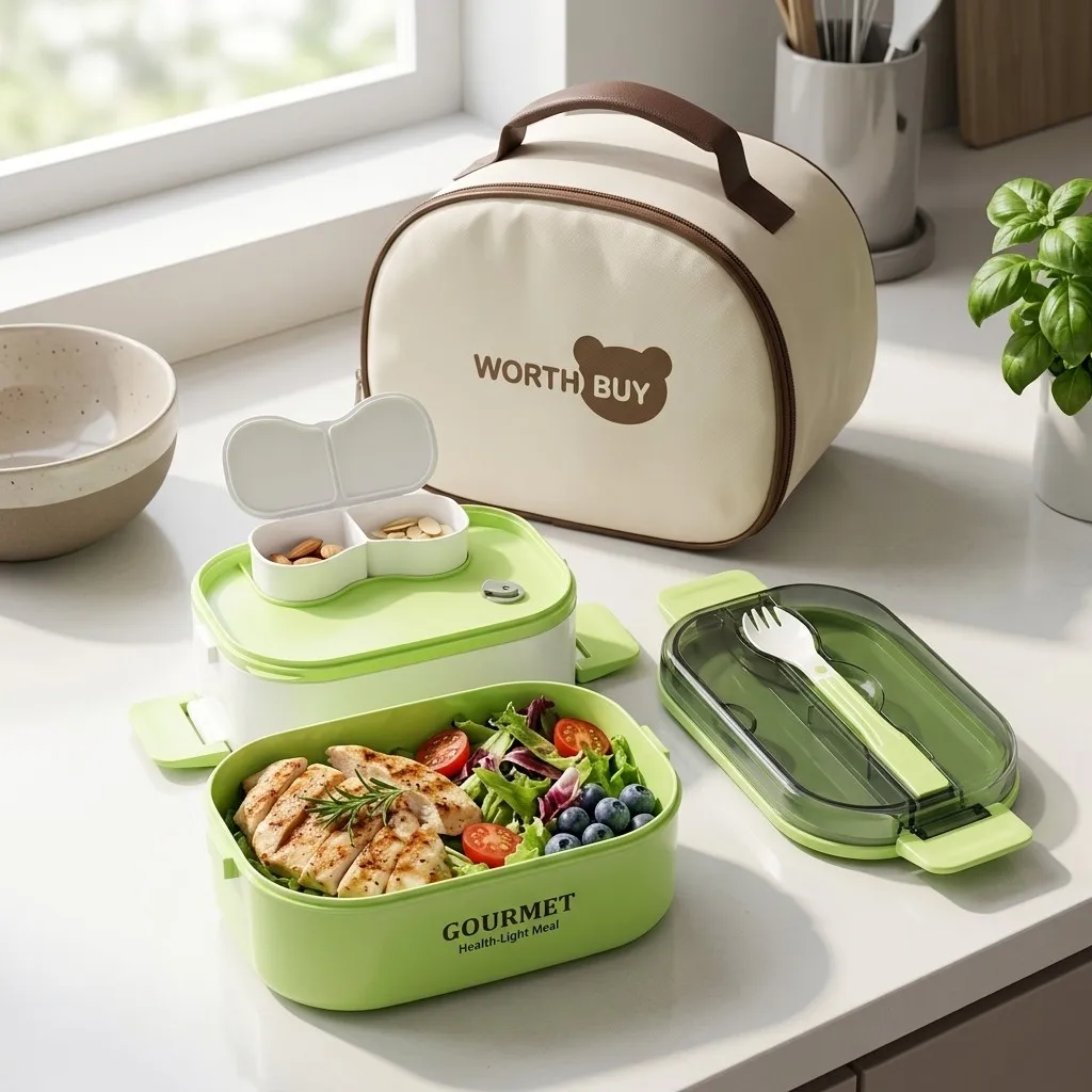 Microwavable Plastic Bento Box - огляд і ціна Meal Prep Or Prep Meal
