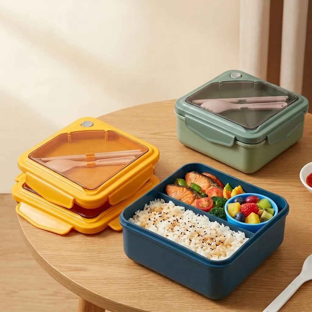 Microwavable Plastic Bento Lun - огляд і ціна Meal Prep Or Prep Meal