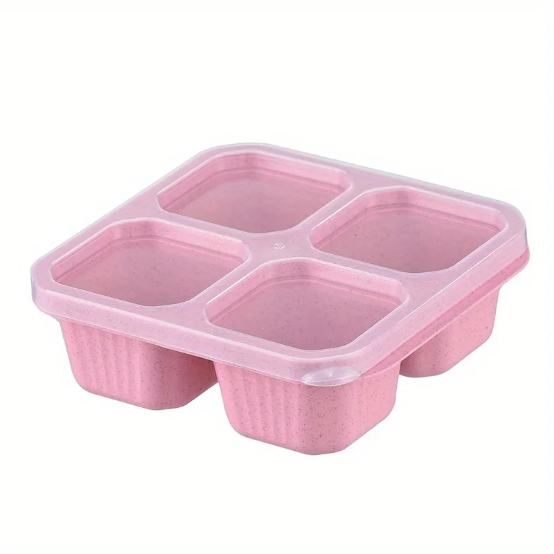 Snack Box with Four Transparen - огляд і ціна Meal Prep Kitchen
