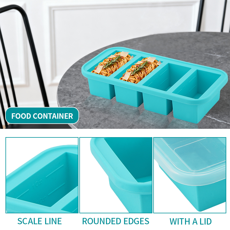 2 or 3-piece Silicone Freezer  - огляд і ціна Meal Prep Or Prep Meal