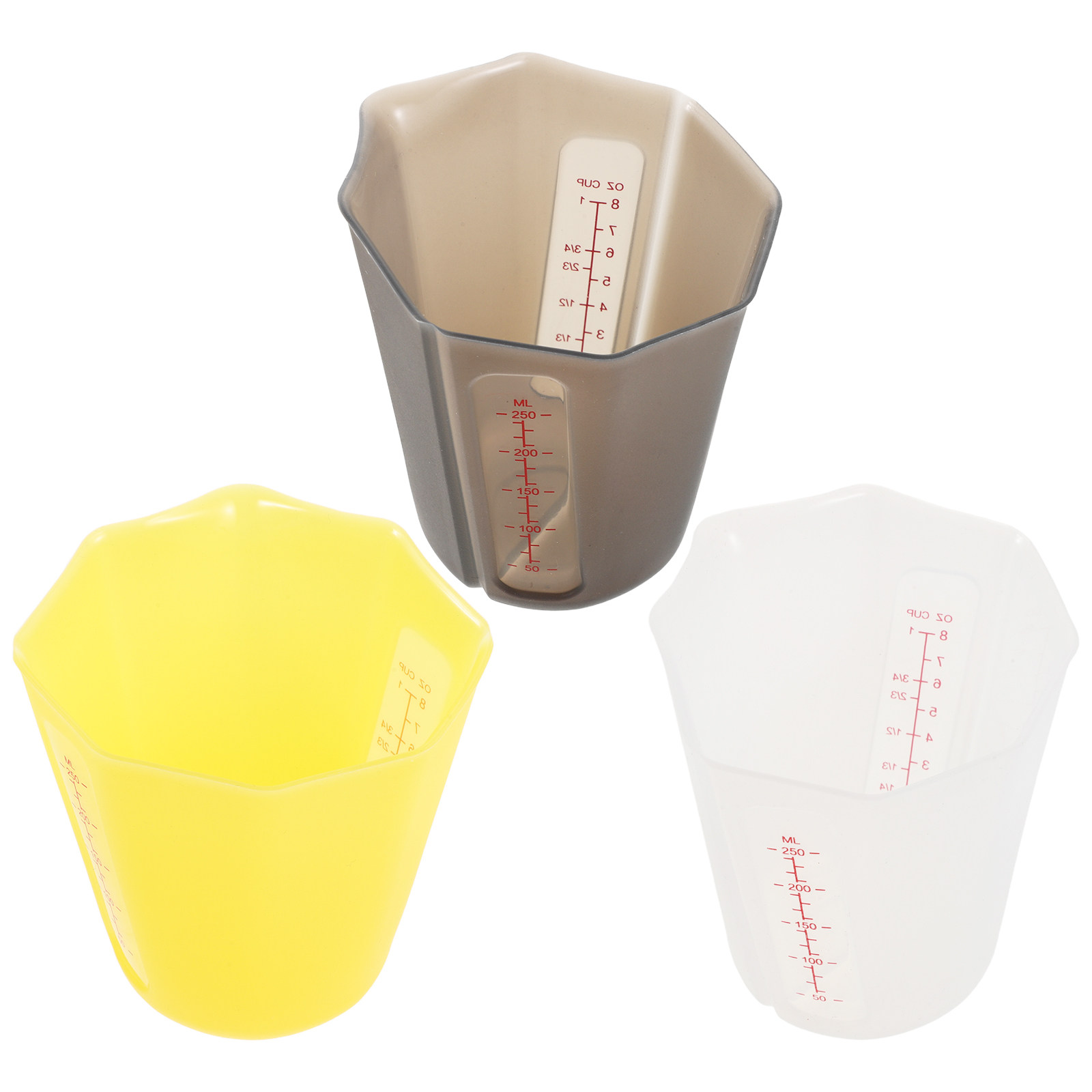 3Pcs Foldable Silicone Measuri - огляд і ціна Meal Prep Kitchen