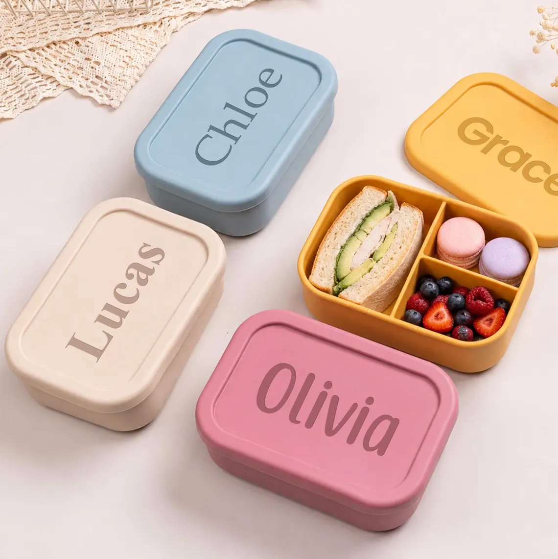 Personalized Kids Lunch Box wi - огляд і ціна Meal Prep Bowl